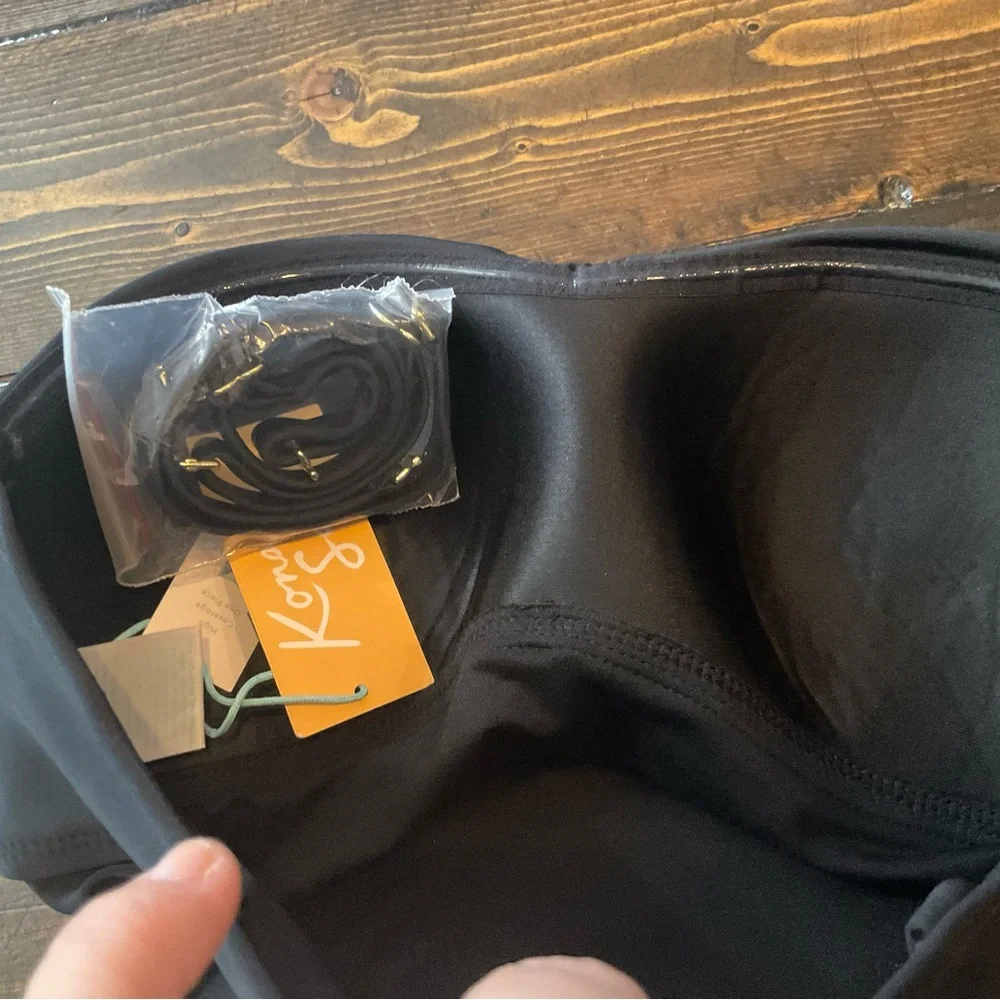 Kona Sol Elegant Black One-Piece Swimsuit - Picture 16 of 16